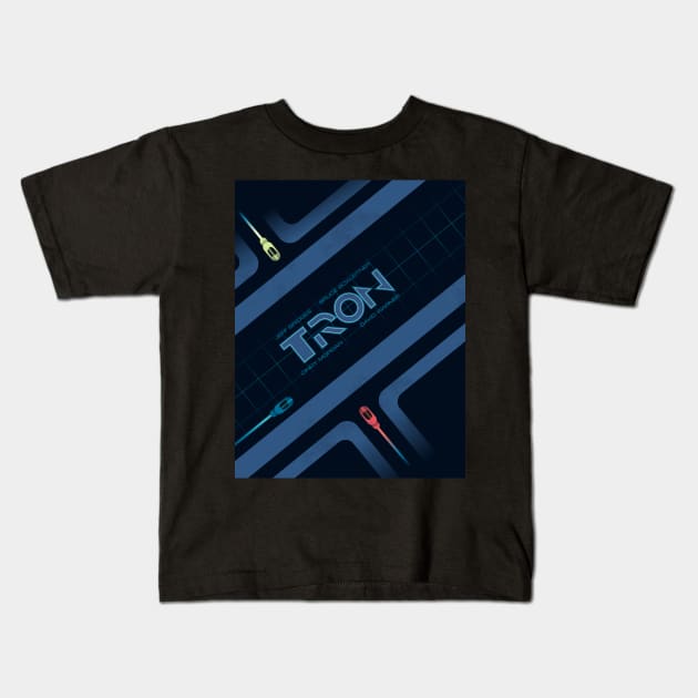 Tron Kids T-Shirt by deimos-remus